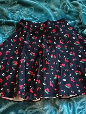 Collectif Cherry Skirt